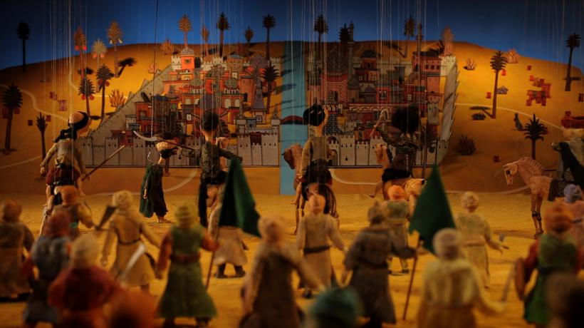 Wael Shawky, Cabaret Crusades: The Path to Cairo, 2012, HD video, color, sound, 60:00:53 min. Video still