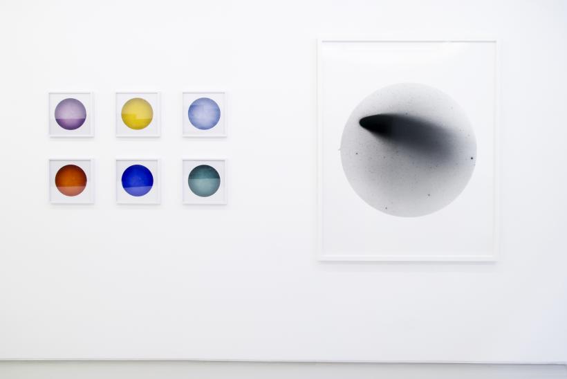dark frame / deep field, installation view, Breese Little