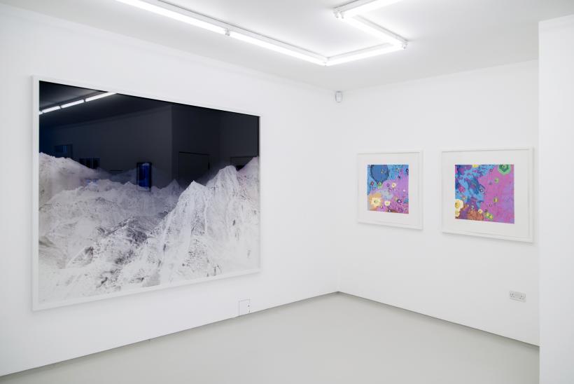 dark frame / deep field, installation view, Breese Little