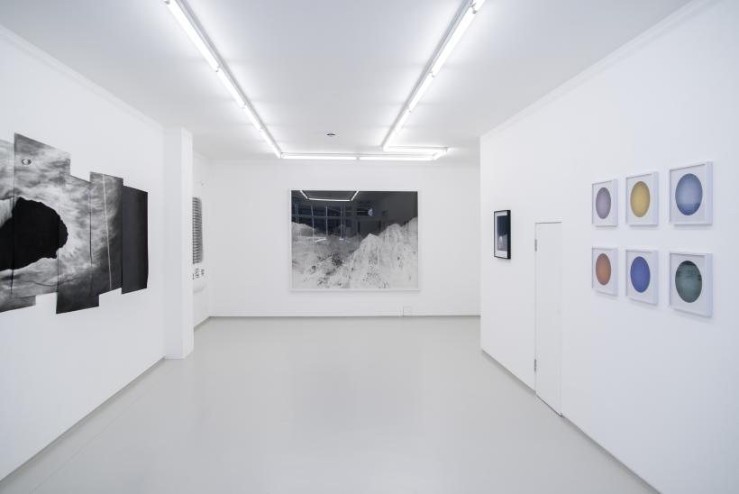 dark frame / deep field, installation view, Breese Little