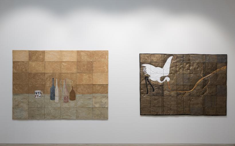 Installation, British Art Show 8 at Leeds Art Gallery, 2015