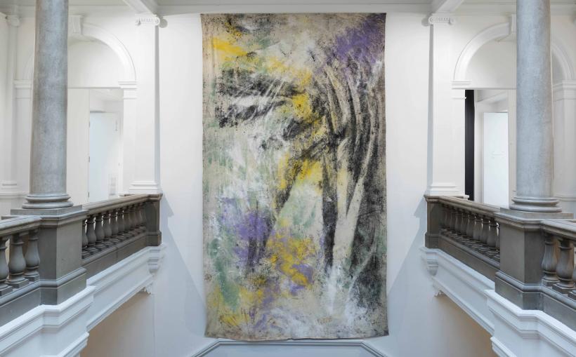 Jessica Warboys, Sea Painting, July, Dunwich, 2015
