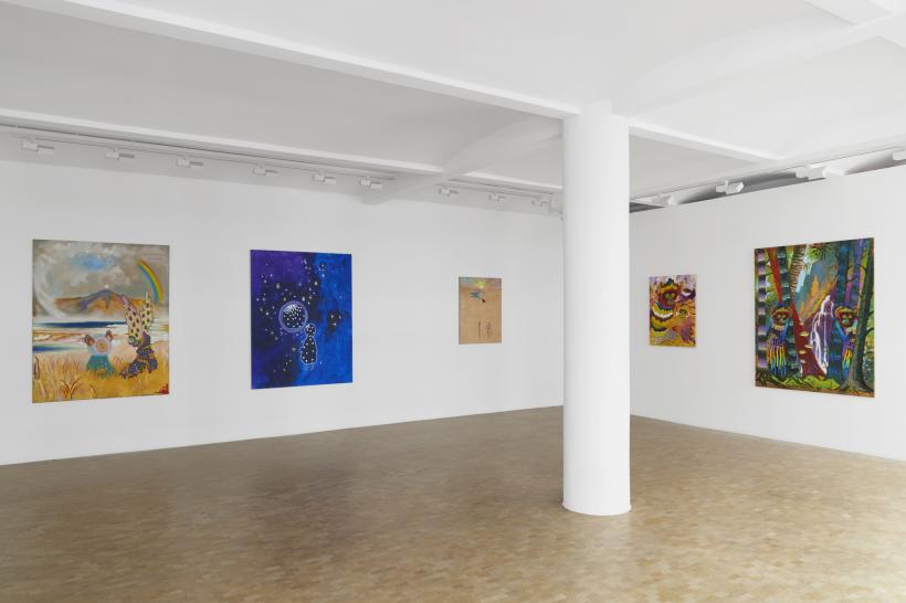 Uwe Henneken, The teachings of the Transhistorical Flamingo, solo exhibition, Pippy Houldsworth Gallery, London (2017) 