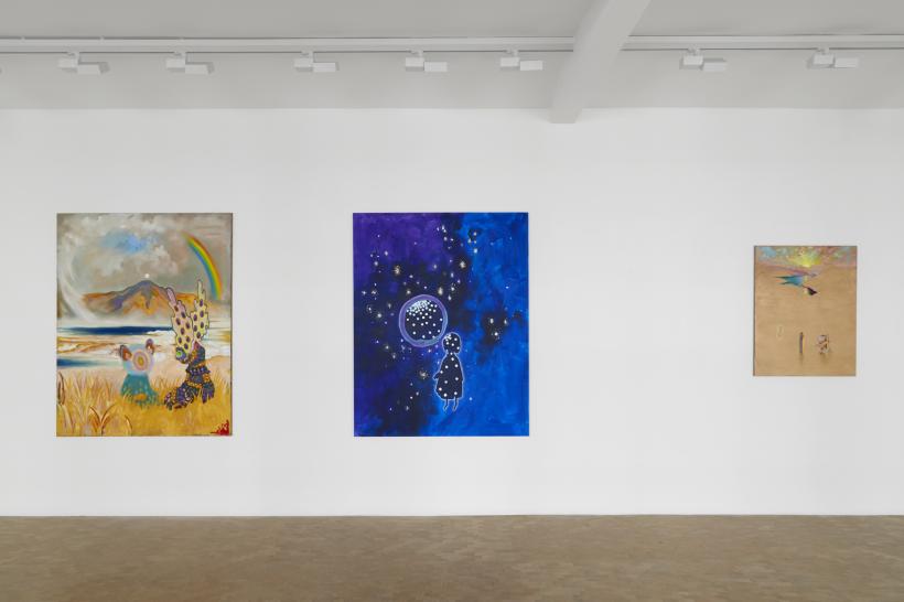 Uwe Henneken, The teachings of the Transhistorical Flamingo, solo exhibition, Pippy Houldsworth Gallery, London (2017) 