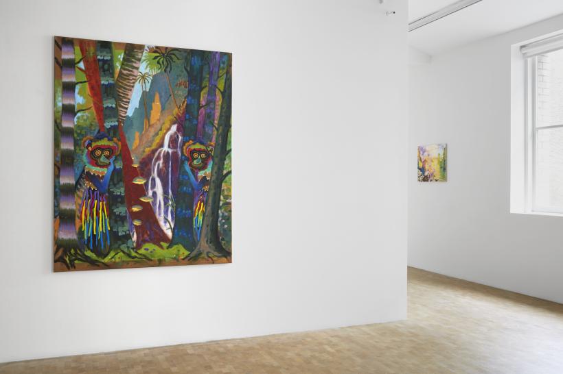 Uwe Henneken, The teachings of the Transhistorical Flamingo, solo exhibition, Pippy Houldsworth Gallery, London (2017) 