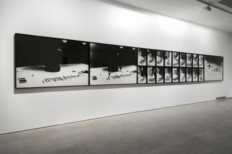 Installation shot. Marina Abramovic. Rhythm 10. 1973. Courtesy the artist and Lisson Gallery